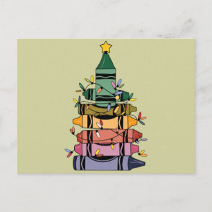 Kerstboom Leraar Life Gift Onderwijs Briefkaart