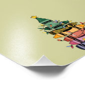 Kerstboom Leraar Life Gift Onderwijs Foto Afdruk (Hoek)