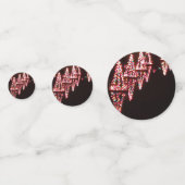 Kerstboom lichte reflecties op het water van het m confetti (Voorkanten)