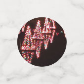 Kerstboom lichte reflecties op het water van het m confetti (Kleine voorkant)