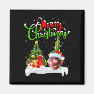 Kerstboom Lights Santa Hat Plantaardige Ui Kerstmi Magneet