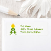 Kerstboom Mailing Label (Insitu)