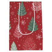 kerstboom medium cadeauzakje (Achterkant)