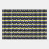 Kerstboom - Meisjes die lopen Inpakpapier Vel (Voorkant)