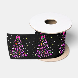 kerstboom met borstkanker lint