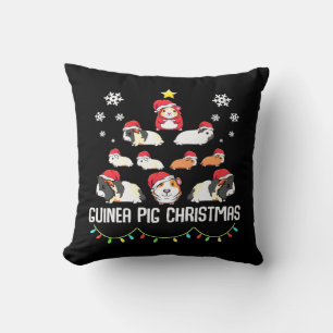 kerstboom met cavia's Funny Guinea Pig Lover Kussen