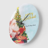 kerstboom met de kerstmankreet grote klok (Hoek)