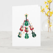 KERSTBOOM MET GITAREN KAART (Gele Bloem)