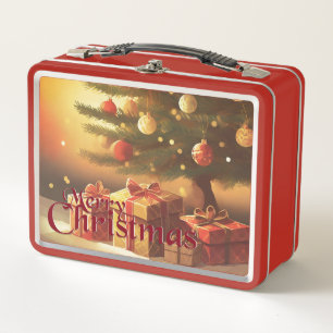 Kerstboom met Gouden Cadeaus