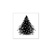 Kerstboom met holle Ornamenten Rubberstempel (Afrduk)