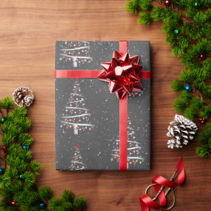 Kerstboom met honkbal en rode sokken cadeaupapier