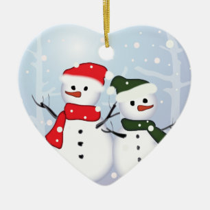 kerstboom met kerst - en zelfgroene kerstboom keramisch ornament