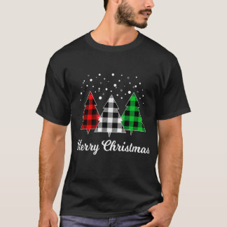 kerstboom met kerstbomen Merry Christma T-shirt