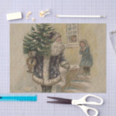 kerstboom met kerstsneeuw tissuepapier (Craft)