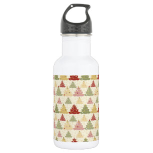 kerstboom met kleur waterfles