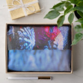 Kerstboom met ontkleurde kleuren tissuepapier (Geschenk)