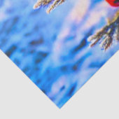 Kerstboom met ontkleurde kleuren tissuepapier (Detail)