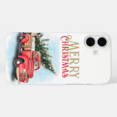 kerstboom met rode vrachtwagen Case-Mate iPhone case (Achterkant (horizontaal))