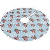  kerstboom met rode vrachtwagen kerstboom rok (Gekanteld)