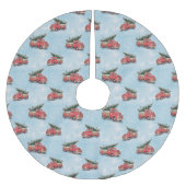  kerstboom met rode vrachtwagen rok (Voorkant)