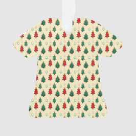 Kerstboom met ster topper naadloos patroon ornament