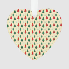 Kerstboom met ster topper naadloos patroon ornament