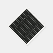 kerstboom met versiering van rode bogen servet (Hoek)