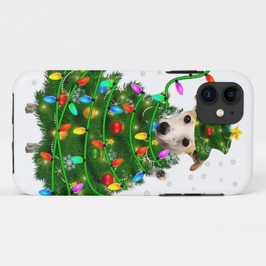 kerstboom met wieltjes |Kerstlamptijden Case-Mate iPhone Case (Achterkant (horizontaal))