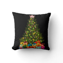 Kerstboom met zwart