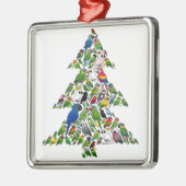 kerstboom metalen ornament (Links)