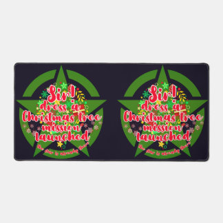 Kerstboom, missie, leger bureaumat