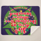 Kerstboom, missie, leger sherpa deken (Voorkant (horizontaal))