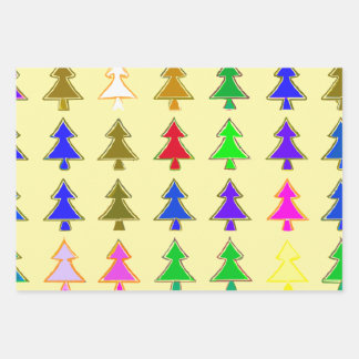 Kerstboom Modern inpakpapier Vel