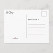 Kerstboom Modern Virtual Holiday Party Uitnodiging Briefkaart (Achterkant)