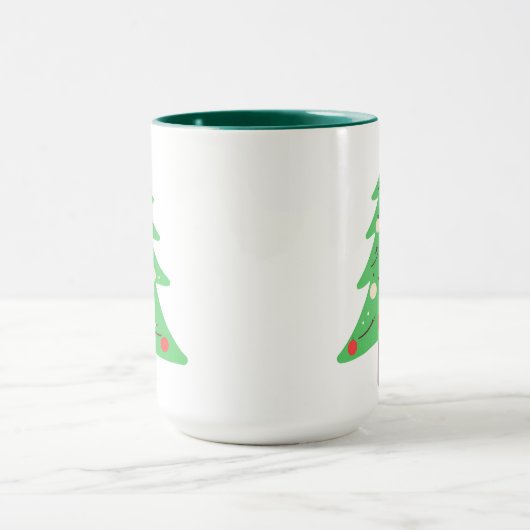 kerstboom mok (Midden)