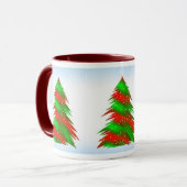 kerstboom mok (Voorkant links)