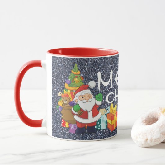 kerstboom mok (Met donut)