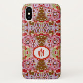Kerstboom Monogram Case-Mate iPhone Case (Achterkant)