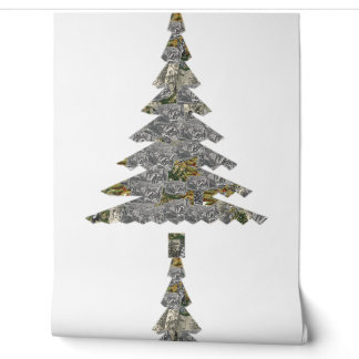 Kerstboom Mozaïek Behang