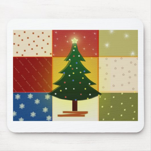 kerstboom muismat (Voorkant)
