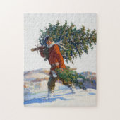 Kerstboom | N.C. Wyeth Legpuzzel (Verticaal)