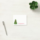 Kerstboom na de opmerkingen post-it® notes (Kantoor)