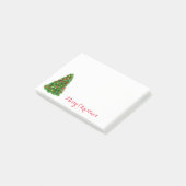 Kerstboom na de opmerkingen post-it® notes (Schuin)