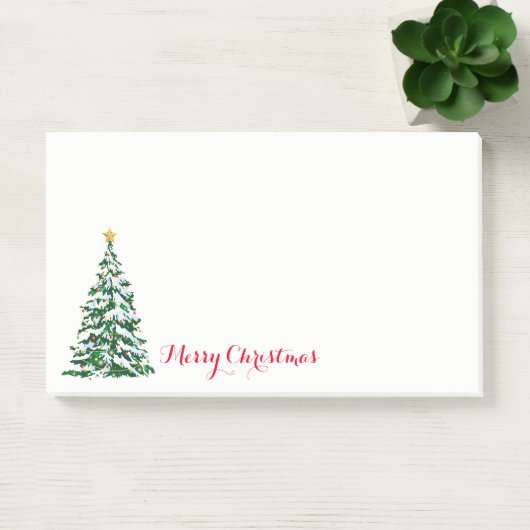 Kerstboom na de opmerkingen post-it® notes (Kantoor)