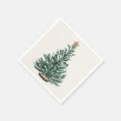 kerstboom Napkins Servet (Hoek)