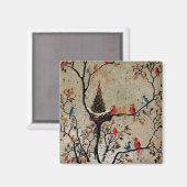 Kerstboom Nest ~ Magneet (Voorkant / Achterkant)