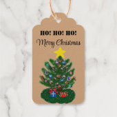 Kerstboom niet openen tot Kerstmis Cadeaulabels (Achterkant)