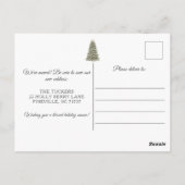 Kerstboom - Nieuwe startfoto Briefkaart (Achterkant)