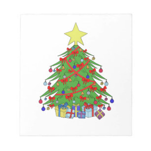 kerstboom notitieblok