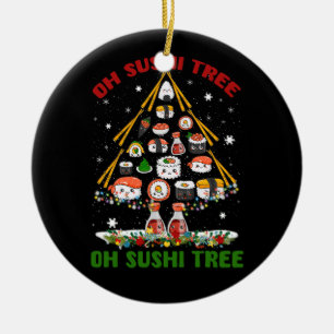 Kerstboom Oh Sushi Kerstboom Japans eten Ja Keramisch Ornament